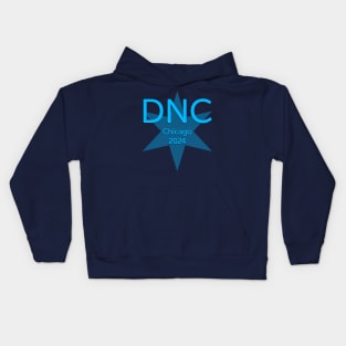 2024 Democratic National Convention Chicago All Blue Star Kids Hoodie